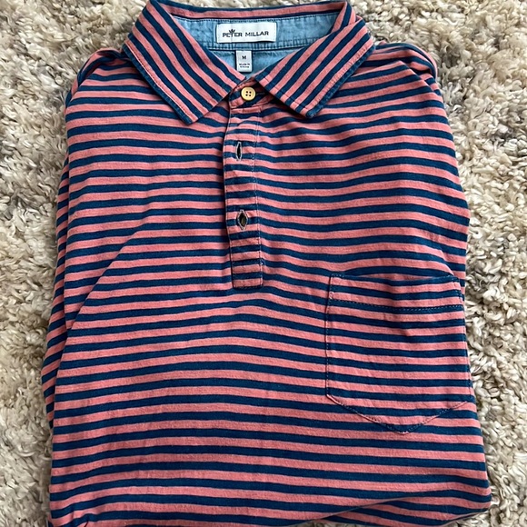 Peter Millar Seaside Stripe Pocket Polo - Picture 3 of 3